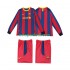 FC Barcelona Lapset Retro Kotipeli Jalkapallopaidat 2010 2011 Pitkähihainen