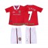 Manchester United Lapset Retro Kotipeli Jalkapallopaidat BECKHAM 7 1999 2000 Lyhythihainen
