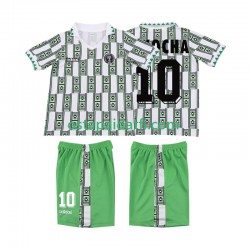 Nigeria Lapset Retro Vieraspeli Jalkapallopaidat OKOCHA 10 1994 Lyhythihainen