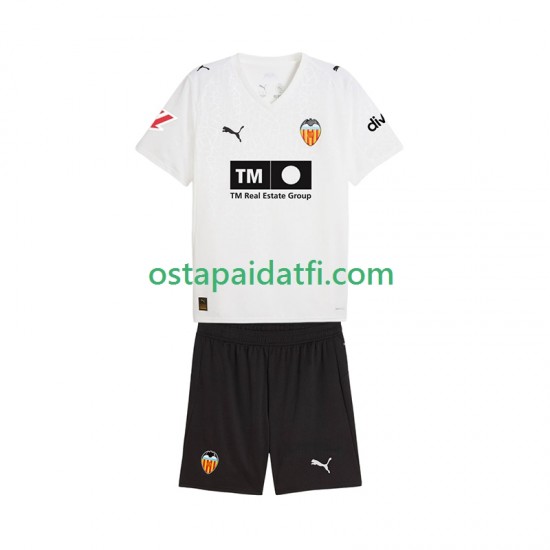 Valencia CF Lapset Kotipeli Jalkapallopaidat 2025-2026 Lyhythihainen